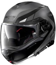 CASCO MODULARE APRIBILE NOLAN DOPPIA VISIERA N100-5 PLUS MILESTONE 50 NERO GRIGI