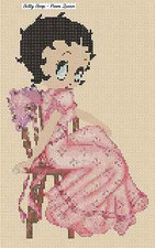 Betty Boop Prom Queen Counted Cross Stitch Chart No. 10-44  