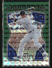 Trevor Story 2021 Panini Mosaic Producers Green Prizm # P4 Baseball Card