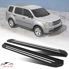 2pcs 4 Running Boards Nerf Bars Side Steps For 2009-15 Honda Pilot Aluminum