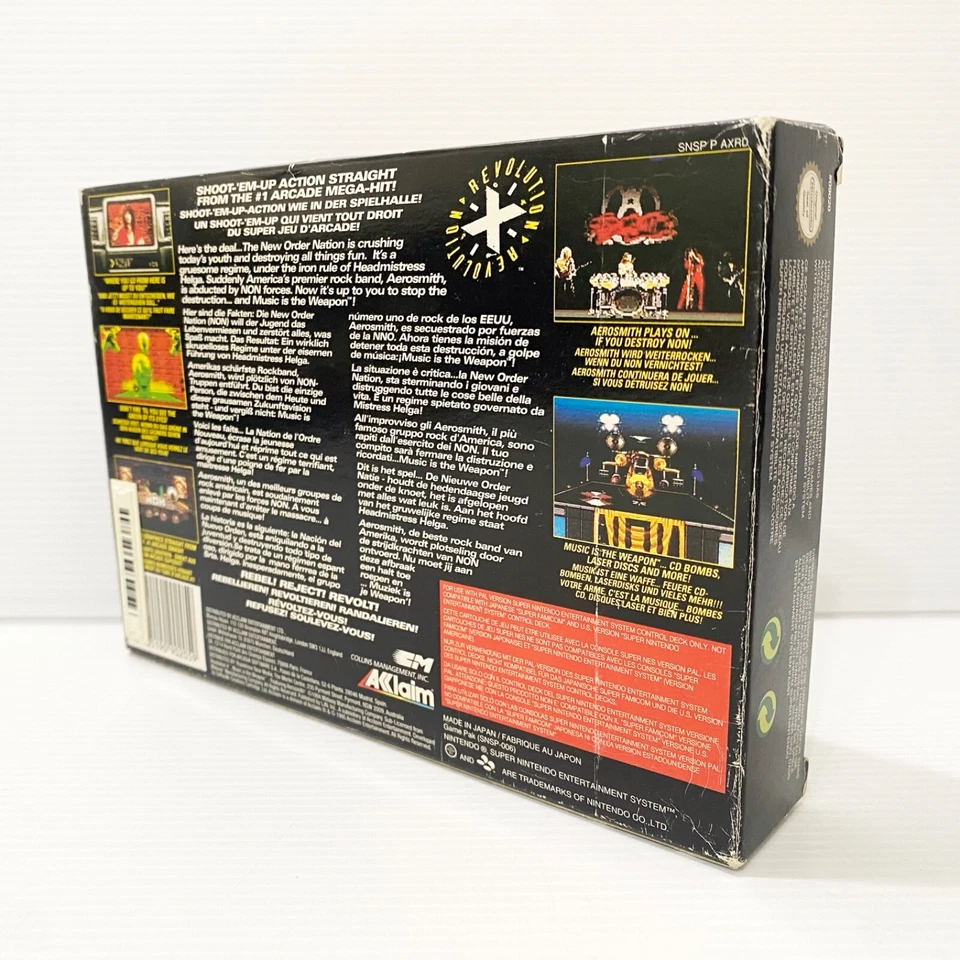 X Revolution + Box, Manual, Insert CIB - Nintendo SNES - Tested & Working - Image 3 of 4