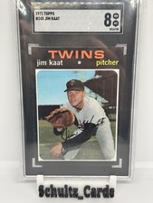 1971 Topps Jim Kaat HOF #245 SGC 8 NM-MT RARE - Just Graded