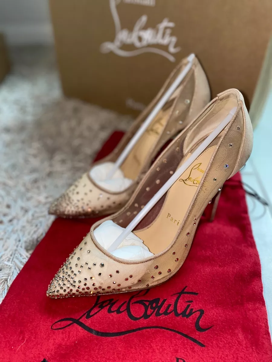 Authentic Christian louboutin Follies Strass Size 38