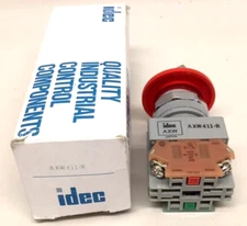IDEC AXW411-R Key Switch Emergency Stop One Key AXW411R