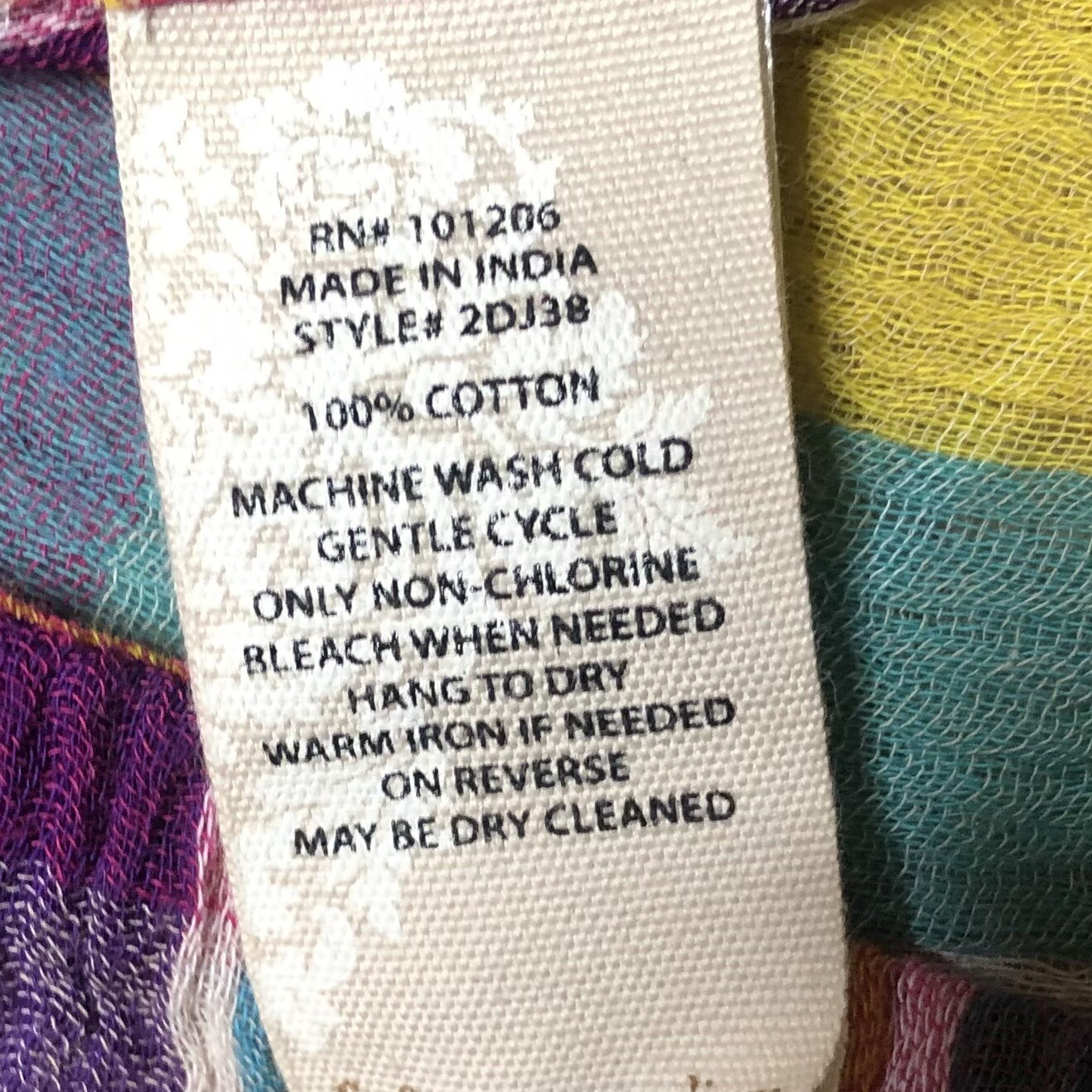 Soft Surroundings Button Down Top Tunic Rainbow P… - image 8