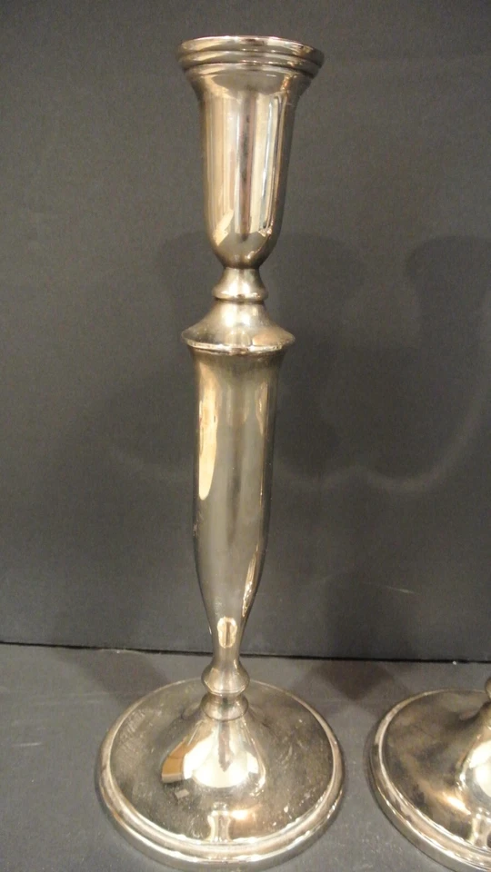 复古(1980 年代)优雅 Godinger Company,银色烛台晚餐中心件 — 第 3/4 张图片