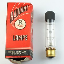 Radiant 125V 300W T10 Projector Lamp Vintage