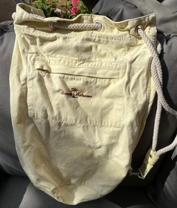 embroidered drawstring bag