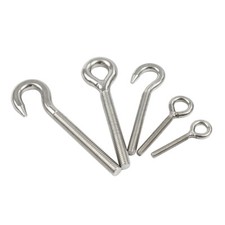 M5 - M16 Bolts Eyes & Hooks Light & Heavy A2 Stainless Steel Metric Wood Thread