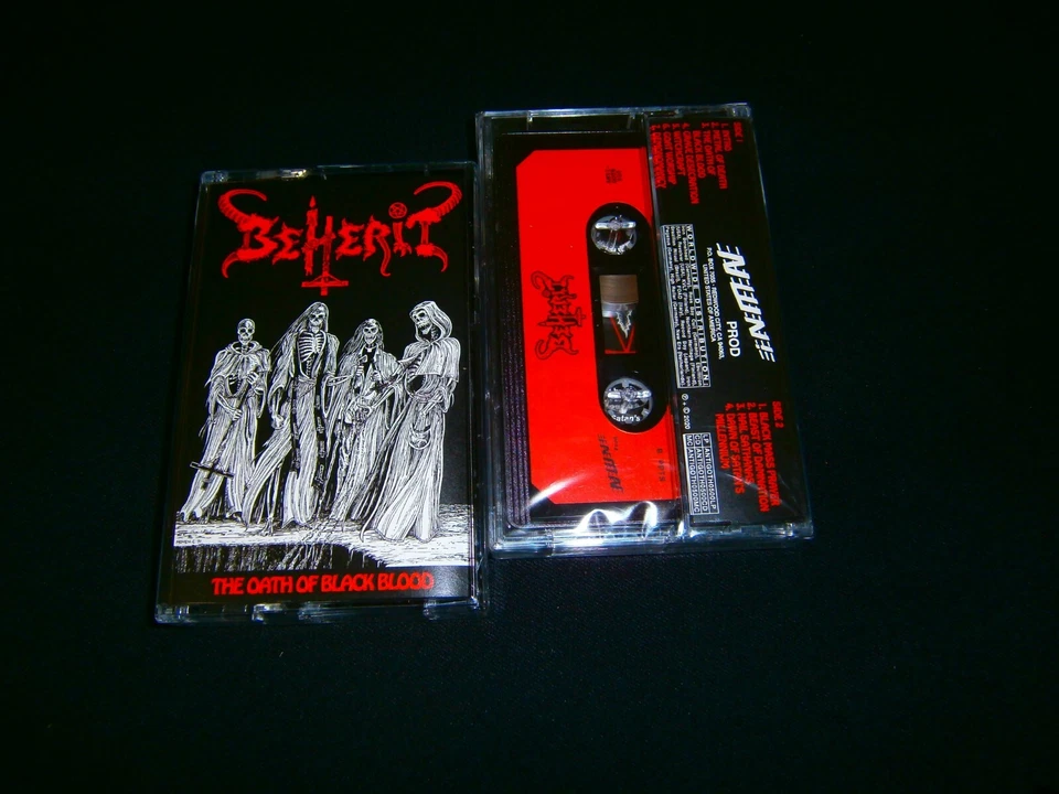BEHERIT - The Oath of the Black Blood. Tape - Image 3 of 4