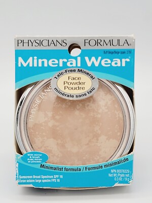 Physicians Formula Mineral Wear Talc-Free Mineral Face Powder, Buff Beige #2797