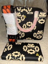 New Orla Kiely Block Medium Handbag & Forgot Me Not Wallet 