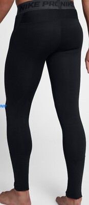 NEW Nike Pro Therma Tights Compression Pant Men's S Small Black