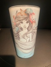 Disney The Little Mermaid Princess Ariel Glass Cup MUST HAVE