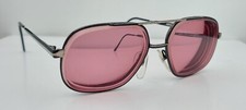 Vintage Liven Theo 72 Black Oval Sunglasses FRAMES ONLY Italy