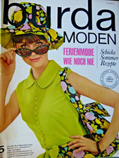 vecchio quaderno moda Burda edizione 5 del 1965, completo di istruzioni + ritagli