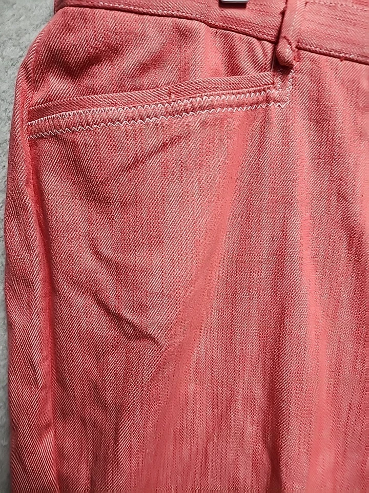 Pantalones Capri Tan Jay Talla Grande Rojo Talla 22W Denim Anchos Nuevos con Etiquetas Foto 4 de 4