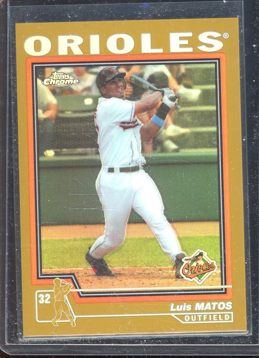 Luis Matos 2004 Topps Chrome Gold Refractor #193