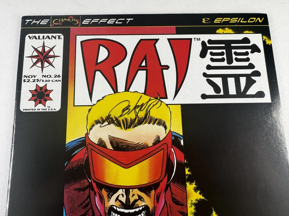 Valiant RAI (1987) NO26 с подписью Боба Лейтона с сертификатом подлинности () доставка бесплатно - Изображение 2 из 4