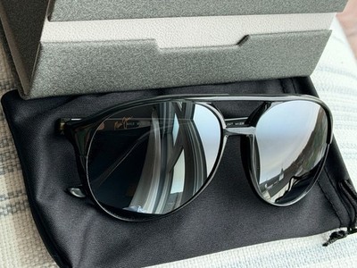 Maui Jim Aviator MJ 193 02 Black Frame + Grey Gradient Polarized