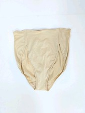 Lily of France Vintage High Cut Panty Large Women Nylon Underwear satin gloria