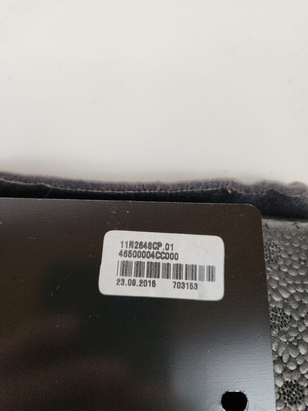 2015-2017 MCLAREN 675LT FRONT RIGHT SIDE FLOOR CARPET COVER PANEL OEM