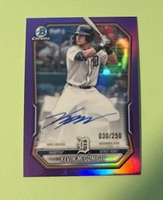 2026 Bowman Chrome Kevin McGonigle #CPA-KMC Purple Refractor Auto /250 Tigers