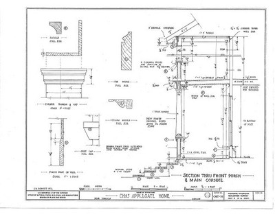 HABS ORE,10-YONC.V,1- (sheet 9 of 12) - Charles Applegate House, Yoncalla,