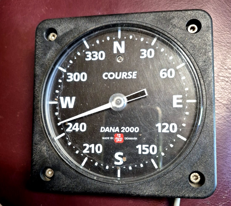 DANA PLUS MODEL 2000 MARINE SHIP BOAT NAVIGATION WIND DIRECTION INSTRUMENT