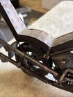 Handmade Chopper Motorcycle Metal Black W/flames — photo 3