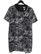 Whistles A-Line Midi Dress UK10 in Black