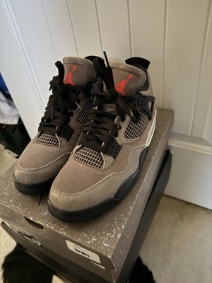 Jordan Air Jordan 4 Retro Taupe Haze Suede Mid Top Men's Athletic Sneakers 2021