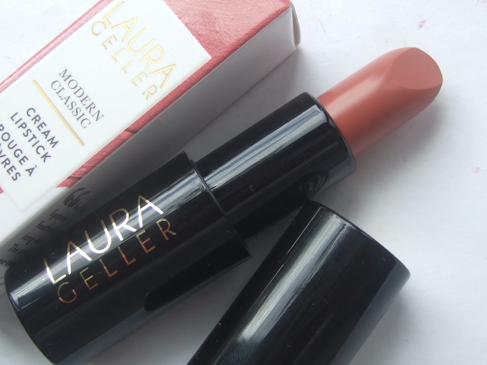Genuine LAURA GELLER Modern Classic cream lipstick : PINK PASSION (pinkish nude)