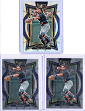MIKE PIAZZA 2025 PANINI SELECT CONCOURSE LEVEL PRIZM REFRACTOR + 2 BASE DODGERS