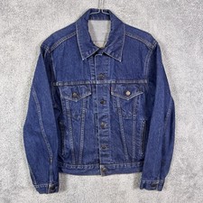 Vintage Levi  s Denim Trucker Jacket Type 3 Mens 44 Canada Made USA 0642-08 90s