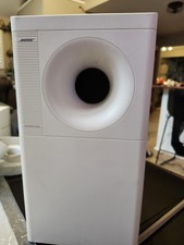 Bose Acoustimass 15 Home Theater Speaker System WHITE Sub 5 Speaker Bundle