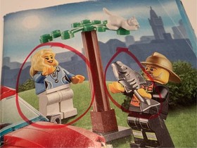 LEGO City Lot of 3: 4437 Police Pursuit, 60001 Fire Chief Car, 30566 Helicopter