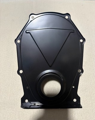 383 440 426Big Block Mopar Hemi Chrysler Dodge Plymouth Timing Chain Cover Black