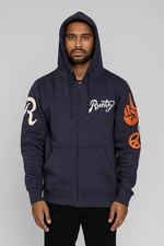 Runtz Peace, Love, Zip Down Embroidered and Patch Hoodie Men’s Size Small