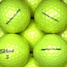 25 TITLEIST PRO V1X GELB GOLFBÄLLE/LAKEBALLS AAAA/AAA