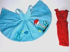 TLC Vintage 1960s Barbie Tagged #979 & #986 Dresses Only!