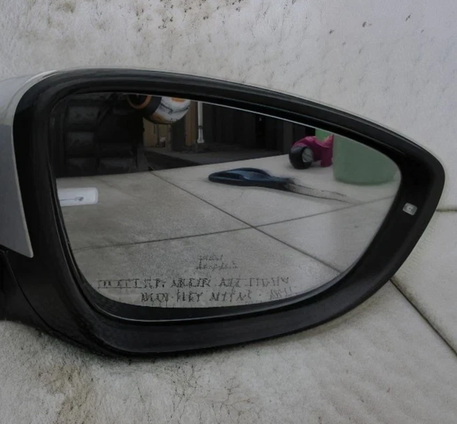 Espejo retrovisor lateral derecho Volkswagen CC 2009-2012 puerta opcional 6XC plateado fabricante original Foto 3 de 4