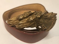 Gucci Double Horsehead Belt Vintage 1970 - DS04