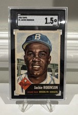 1953 Topps Jackie Robinson #1 SGC 1.5 🔥🔥 Dodgers