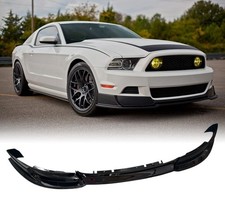 Front Bumper Lip Gloss Black Fits 2013-2014 Ford Mustang V8 V6 Rtr Style Spoiler