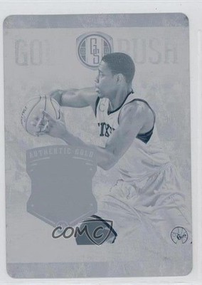 2012-13 Panini Gold Standard Rush Printing Plate Cyan 1/1 Jrue Holiday #41 0c3
