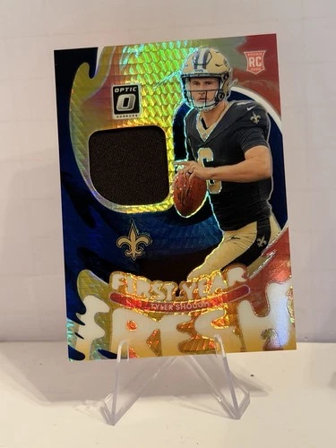 2025 Donruss Optic Tyler Shough Blue Hyper (RAW)