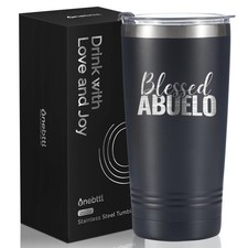 Onebttl Abuelo Gift from Grandchildren - Father's Day Tumbler, Laser Engraved...