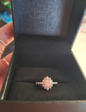 Kay Jewelers 14k White Gold Round Diamond Halo Ring 0.55 ctw Size 7