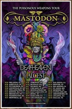 MASTODON Marrow Deep Tour 2026 Ltd Ed RARE Poster! DEAFHEAVEN Heavy Metal Prog